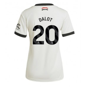 Billiga Manchester United Diogo Dalot #20 Tredjeställ Dam 2024-25 Kortärmad